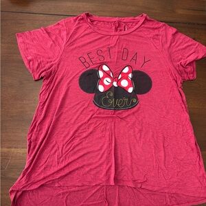 Disney Red Tee with Mouse Ears Design